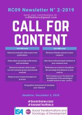 RC09 Social transformations and Sociology of development